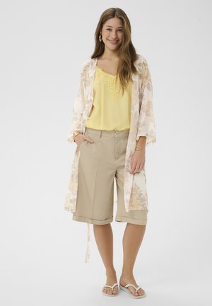 Cream, CRDANICA KIMONO - Letná bunda - lemon flower