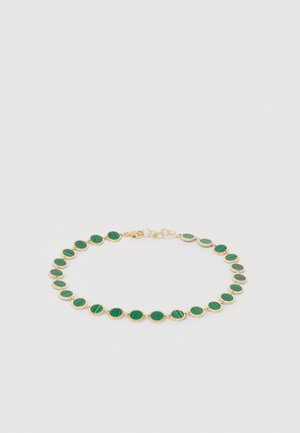 MALACHITE DISC BRACELET - Bracelet - green