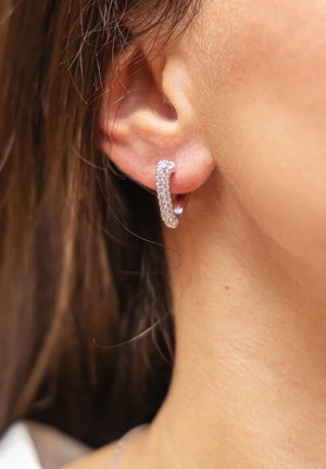 Celesta Ohrringe - silbergraue farbe