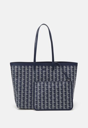 Lacoste ZELY SET - Bolso shopping - dark blue/off-white