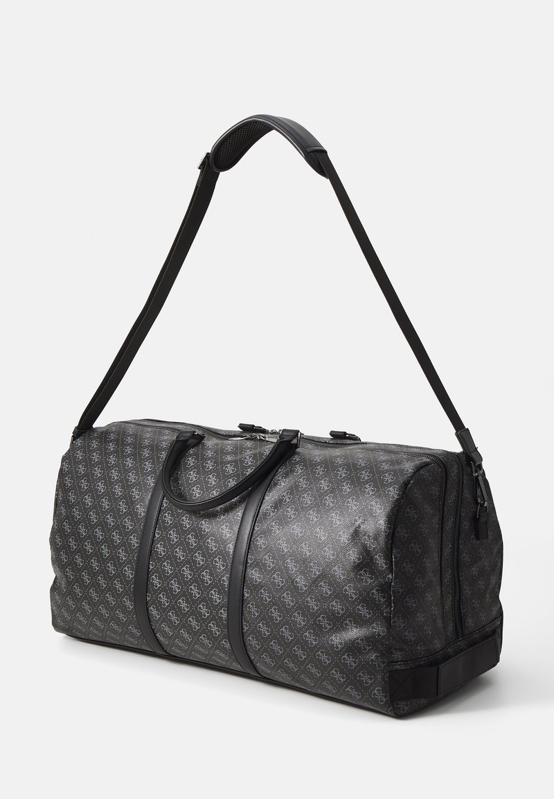 Borsa Da Viaggio GUESS Pisa Double Zip Weekender – Nylon Riciclato Nero, 60x28x30 Cm