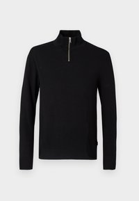 JJEEMIL HALF ZIP - Maglione - black