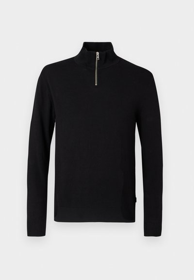 JJEEMIL HALF ZIP - Pullover - black