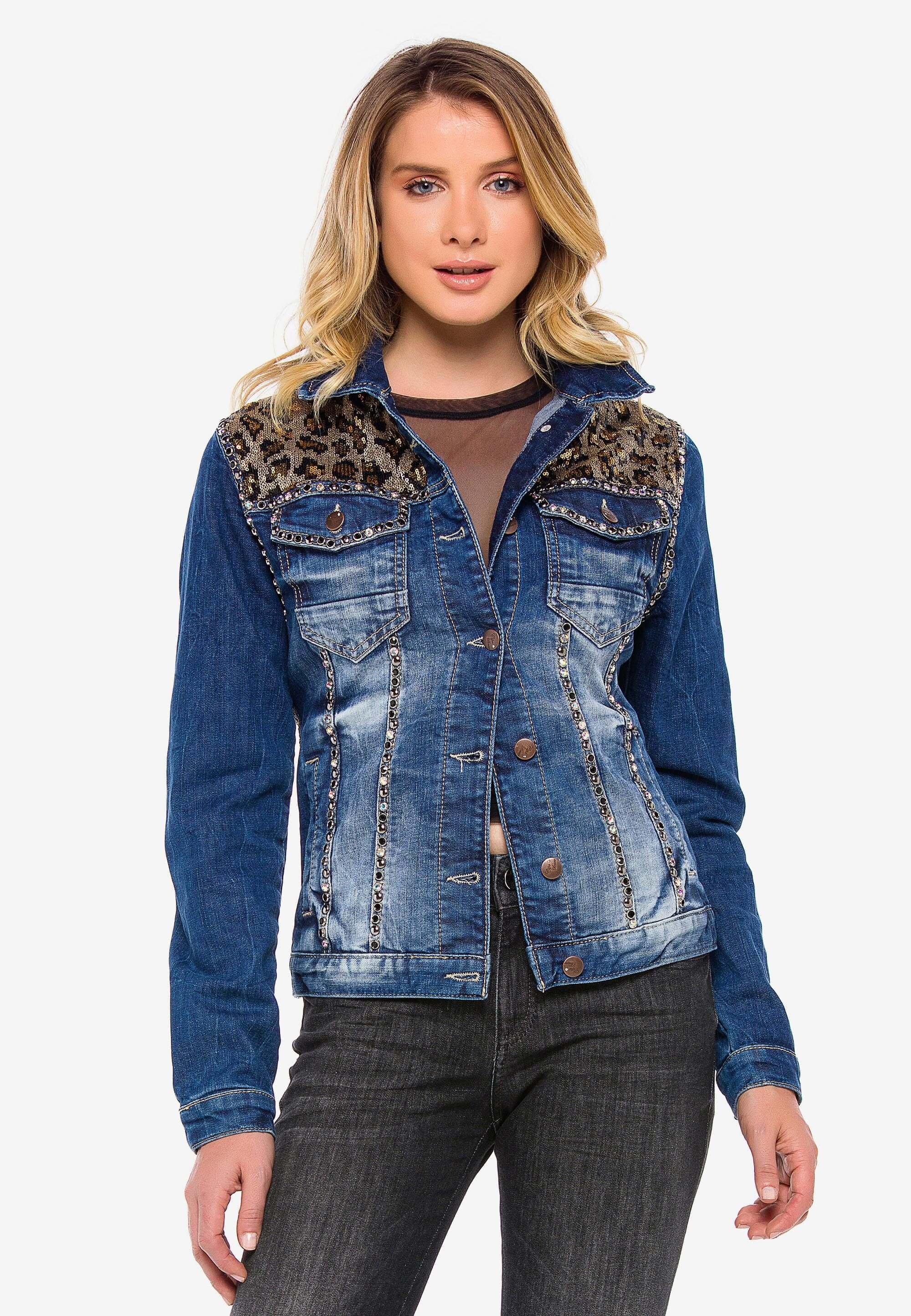 cipo baxx jeansjacke damen