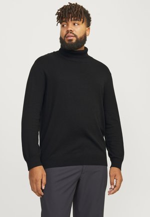 Jack & Jones JJEEMIL ROLL NECK - Vesta - black