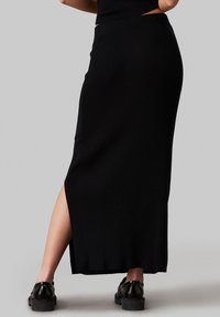 Calvin Klein Jeans Jupe longue - ck black