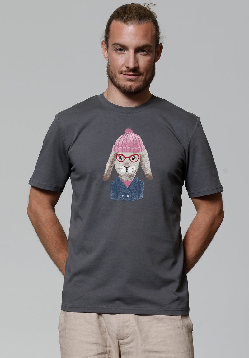 watapparel T-Shirt print - anthracite