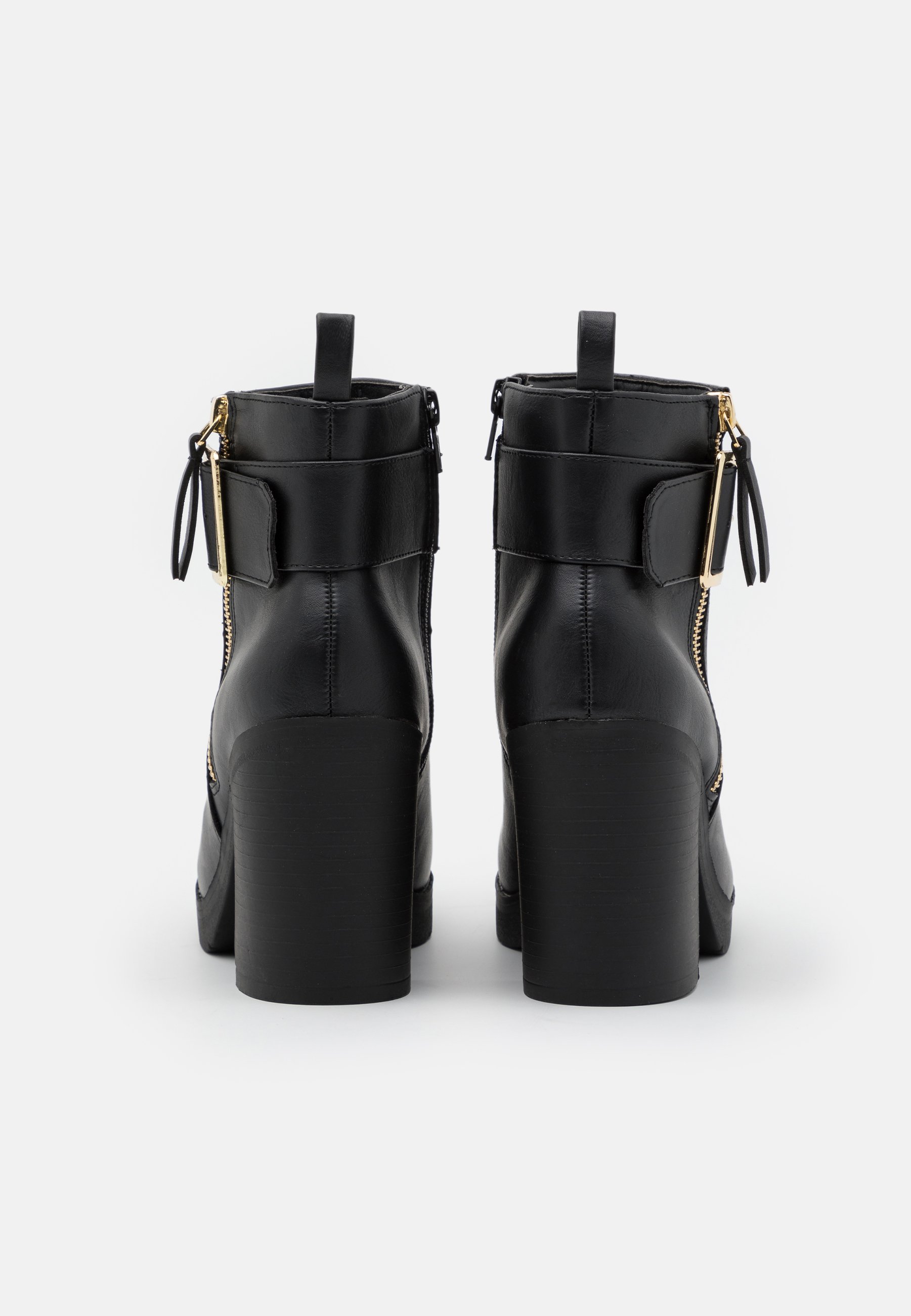 Dorothy Perkins ABBA CHUNKY BUCKLE - Botines con plataforma - black/negro -  Zalando.es