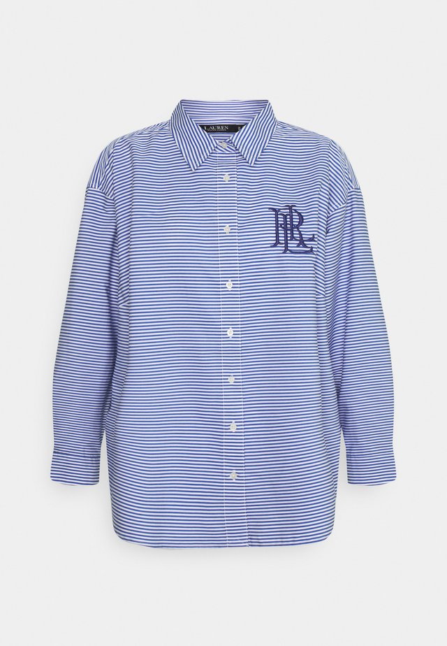 KOTTA LONG SLEEVE SHIRT - Button-down blouse - blue/white multi