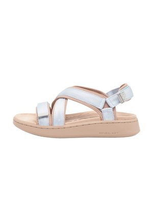 Woden, LINE CROSS - Sandale - moonstone
