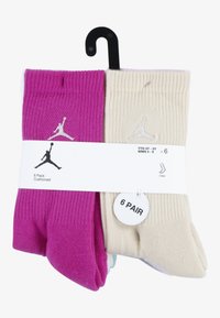 Jordan EVERYDAY ESSENTIALS UNISEX 6 PACK - Calcetines - fire pink