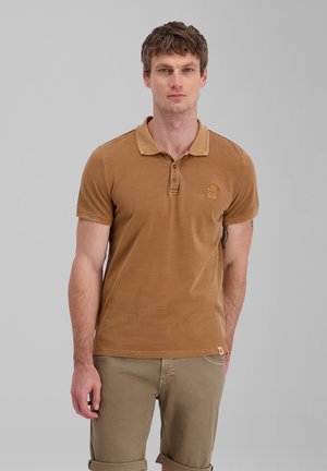 TIMEZONE, GARMENT DYE - Poloshirt - tobacco brown