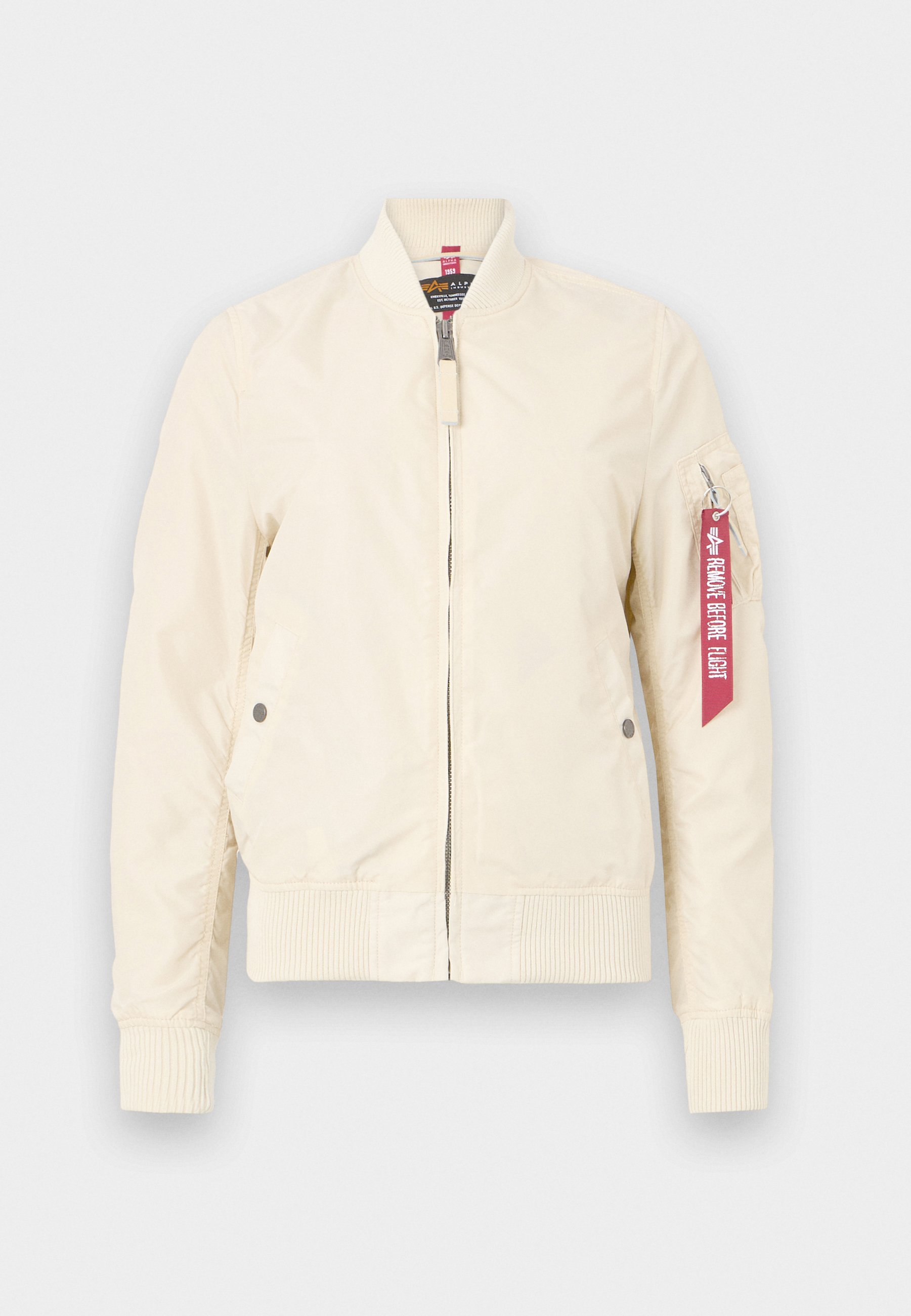 Alpha Industries Bomber Jacket - vintage white/off-white - Zalando