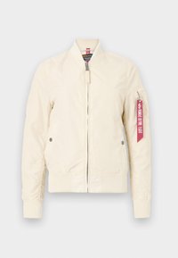 Bomber stiliaus striukė - vintage white