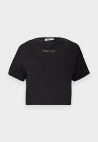 Replay Majica kratkih rukava s printom - black