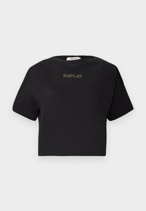 Replay T-shirt print - black