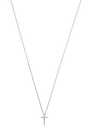 Necklace - weißgoldfarben