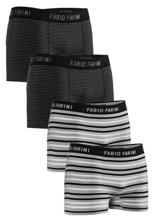 4ER PACK RETRO BOXERSHORT TRUNKS OHNE SEITLICHE NAHT HIPSTER - Boxershorts - grey