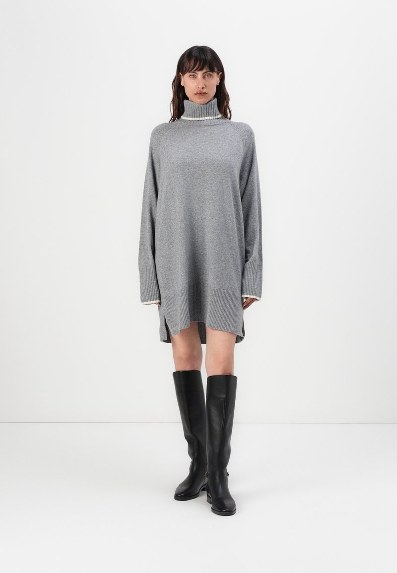 Pinko FOGO  - Abito in maglia - grigio monumento