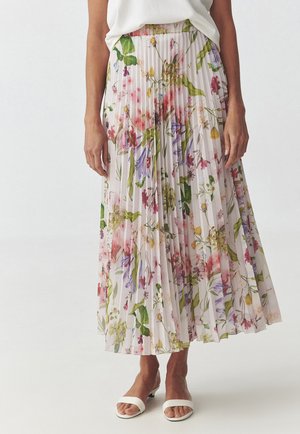 TATUUM MIRAMA - Pleated skirt - beige