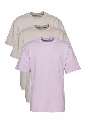 SMALL SIGNATURE 3 PACK ESSENTIAL TEE - Základné tričko - lilac light grey