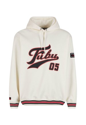 Balta kapučiukė su juodu ir raudonu logo bei "05" dizainu priekyje. Yra su raišteliu reguliuojamu gobtuvu ir dryžuotais apykakle bei rankogaliais.