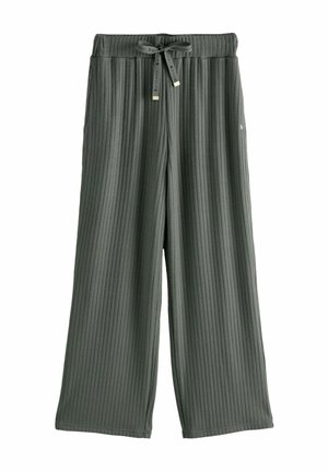 REGULAR FIT WIDE LEG - Spodnji del pižame - green