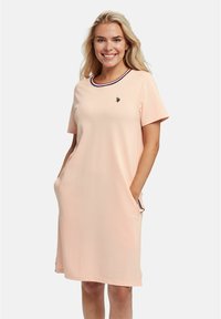 U.S. Polo Assn. EBBA  - Obleka iz džersija - peachy keen