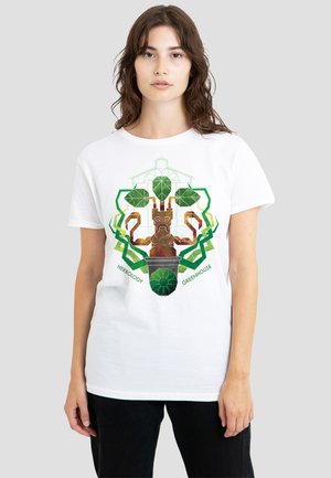 Cotton Soul, HARRY POTTER HERBOLOGY GREENHOUSE MANDRAKE - T-Shirt print - white