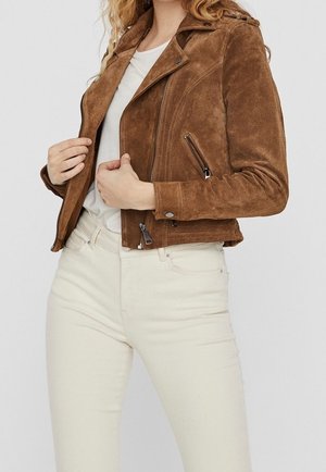 Leren jas - light brown