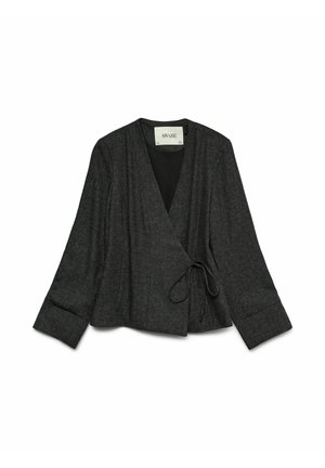 Vero Moda, BLAZER AWUTHALIA BLAZER - Blazer - dark grey melange