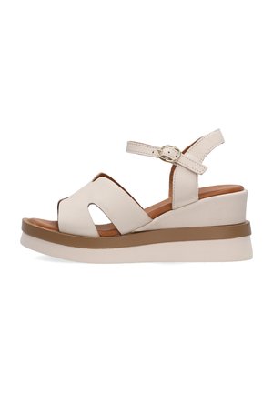 VENEZIA, PLATFORM SANDALS - Plateausandalette - beige