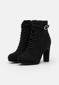 Anna Field Wide Fit Lace-up ankle boots - black