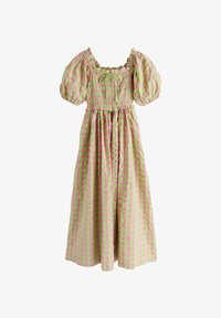 Non sélectionné, green/pink gingham