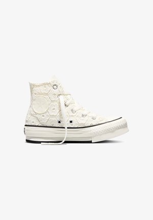 Converse, HIGH-TOP SHOE CHUCK TAYLOR ALL STAR EVA LIFT PLATFORM FLORAL UNISEX - Baskets montantes - egret black egret