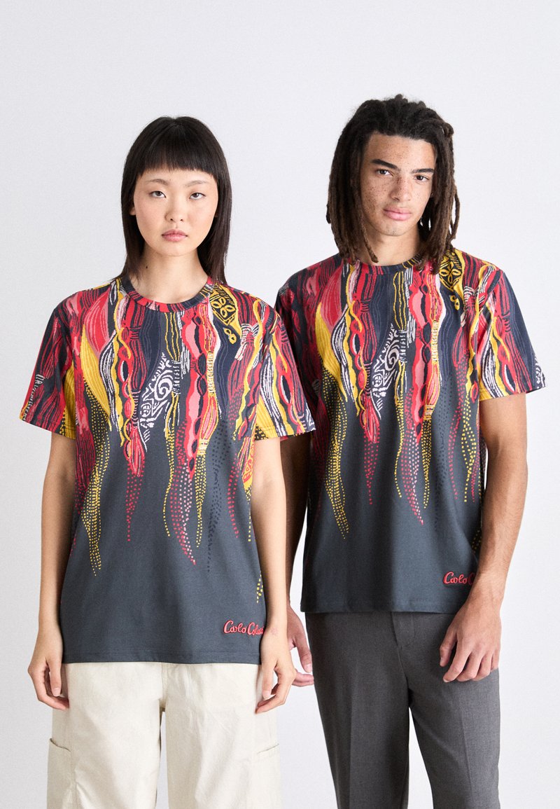 Carlo Colucci UNISEX - T-Shirt print - anthrazit