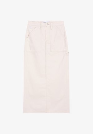Calvin Klein Jeans, POCKETS - Falda vaquera - denim light