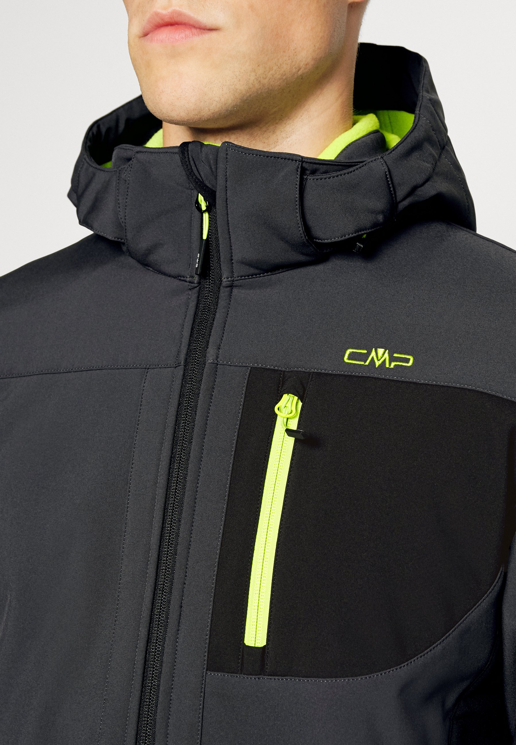 CMP MAN JACKET ZIP HOOD - Soft shell 