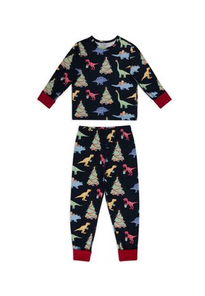 CHRISTMAS DINOSAURS SET - Nattplagg set - dark blue