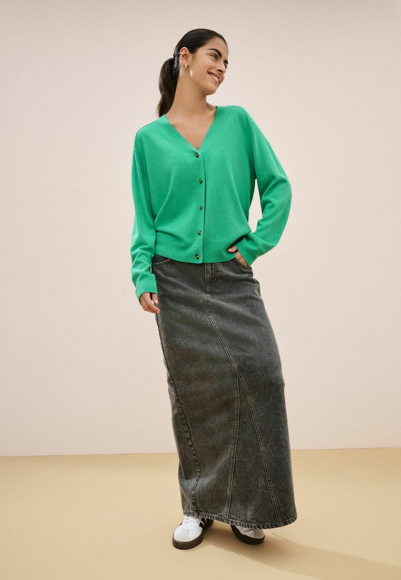 Next BUTTON UP REGULAR FIT - Gilet - bright green