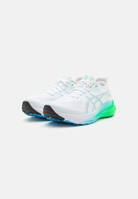 ASICS GEL-KAYANO 31 - Utcai futócipők - white/bright cyan