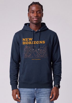 watapparel, NEW HORIZONS ARE EVERYWHERE UNISEX - Sweat à capuche - french navy