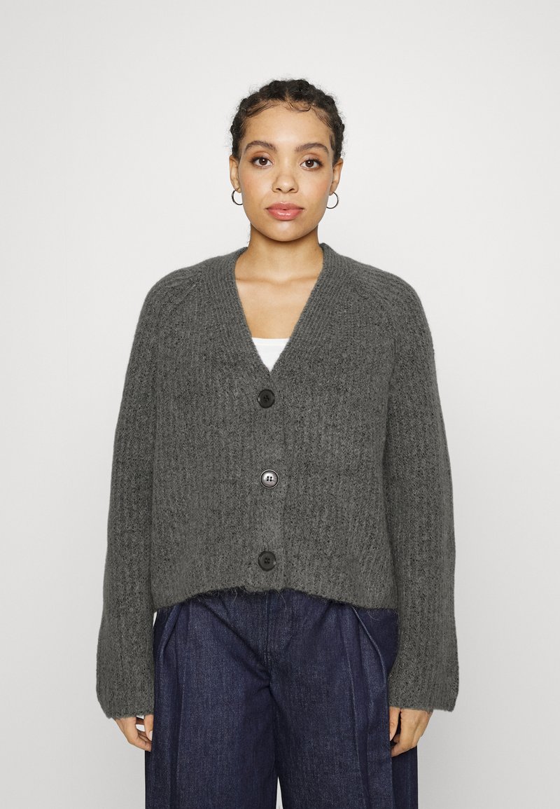 Even&Odd Petite Cardigan mottled grey Zalando.co.uk