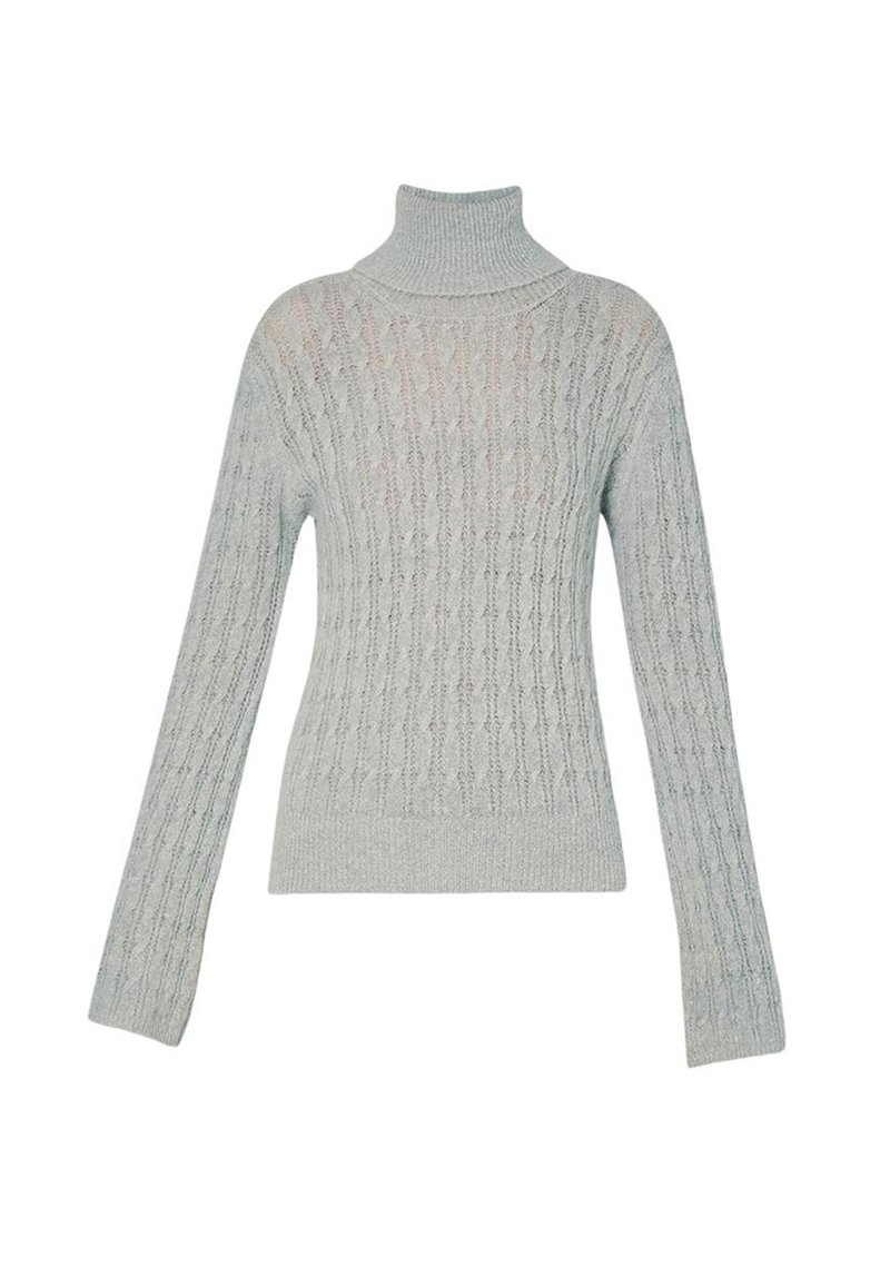 Jonivey Maglia Dolcevita Uomo Maniche Lunghe - Leggero Morbido Pile Termico Sottogiacca, Casual Basic (Grigio Chiaro, S)