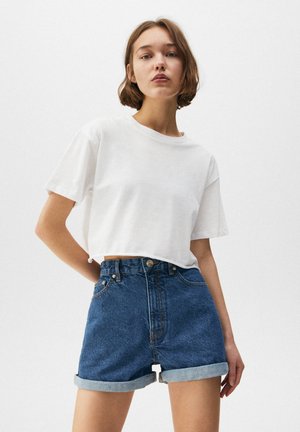 Denim shorts - blue