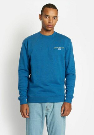 LOGO COLOR DETAILS CREWNECK - Collegepaita - dark blue navy