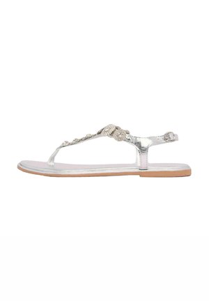 WIDE FIT  EMBELLISHED  STRAPPY   - Infradito - silver