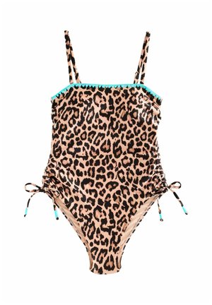 REGULAR FIT - TUMMY CONTROL BANDEAU - Maillot de bain - leopard
