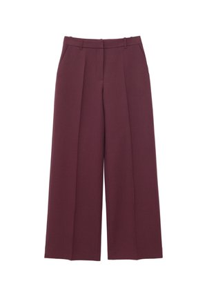 & OTHER STORIES, & OTHER STORIES LOOSE-FIT TAILORED TROUSERS - Pantalon classique - dark red