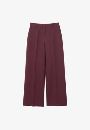 & OTHER STORIES, & OTHER STORIES LOOSE-FIT TAILORED TROUSERS - Pantalon classique - dark red